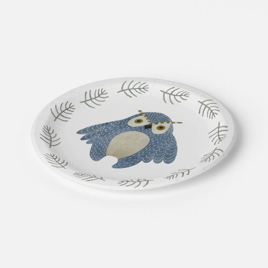 Teller aus Holz (Schrägansicht)