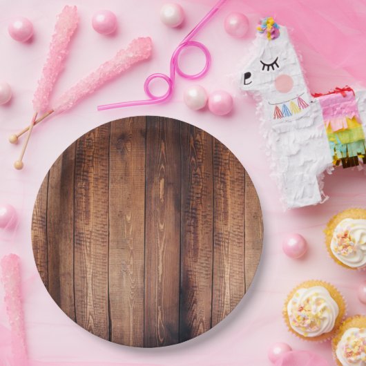 Teller aus Holz (Party)