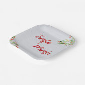 Teller aus Jingle und Mingle Paper (Gewinkelt)