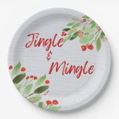 Teller aus Jingle und Mingle Round Paper (Vorderseite)