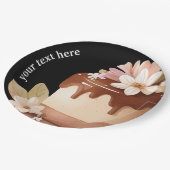 Teller aus Kaffee (Schrägansicht)