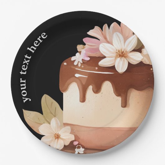 Teller aus Kaffee (Vorderseite)