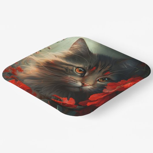 Teller aus Karton (Gewinkelt)