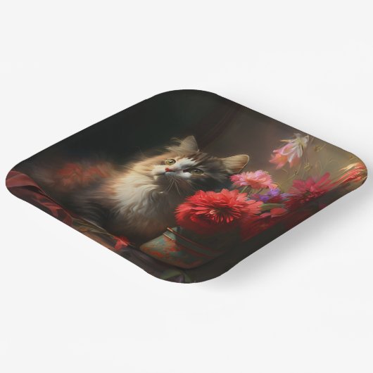 Teller aus Karton (Gewinkelt)