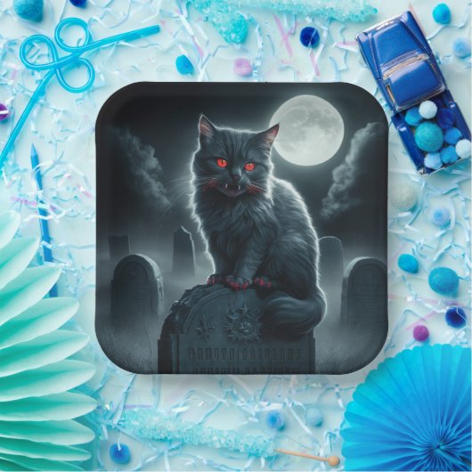 Teller aus Karton Serie 1 Dark 05 (Party)