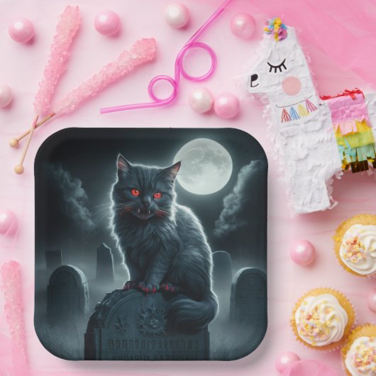 Teller aus Karton Serie 1 Dark 05 (Party)