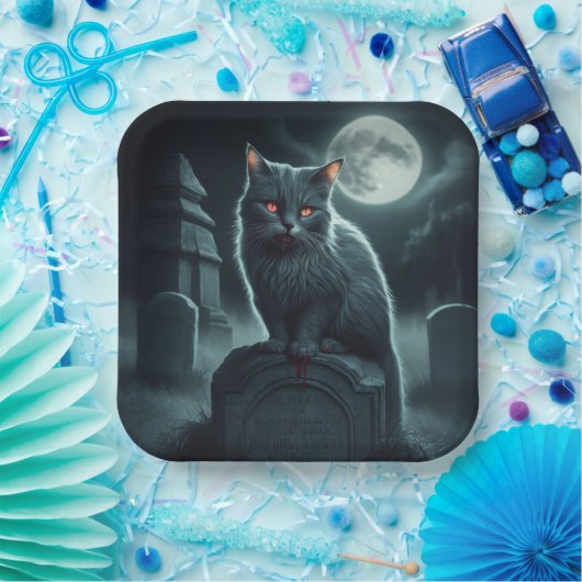 Teller aus Karton Serie 1 Dark 07 (Party)