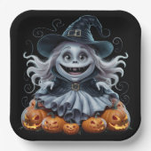 Teller aus Karton Serie 1 Ghost 03 (Vorderseite)