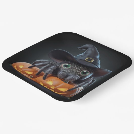 Teller aus Karton Serie 1 Spider 02 (Gewinkelt)