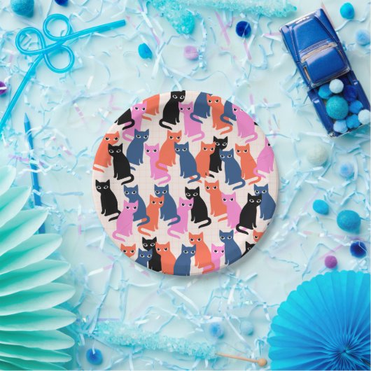 Teller aus Katzen (Party)