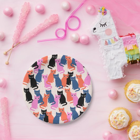 Teller aus Katzen (Party)