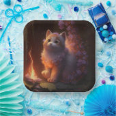 Teller aus Katzenpappe (Party)