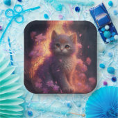 Teller aus Katzenpappe (Party)