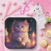 Teller aus Katzenpappe (Party)