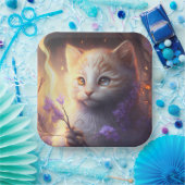 Teller aus Katzenpappe (Party)