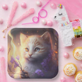 Teller aus Katzenpappe (Party)