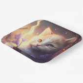 Teller aus Katzenpappe (Gewinkelt)