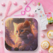 Teller aus Katzenpappe (Party)