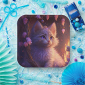 Teller aus Katzenpappe (Party)