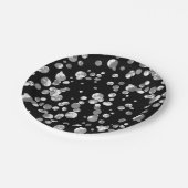 Teller aus Konfettpapier (Schrägansicht)