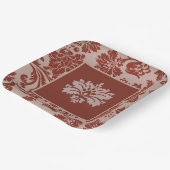 Teller aus Kupferrostdampfer (Gewinkelt)