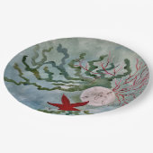 Teller aus Küstenpapier (Schrägansicht)