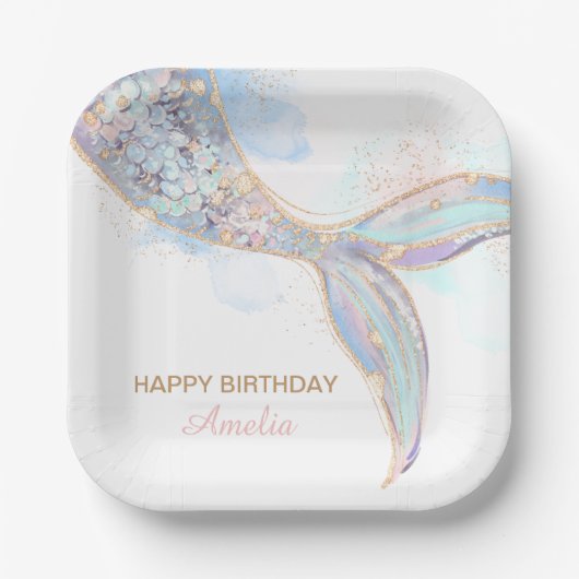 Teller aus Meerjungfrau (Vorderseite)