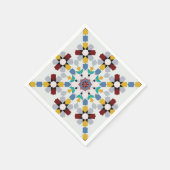 Teller aus Moroccan Zelije!Moroccan Zell Serviette (Ecke)