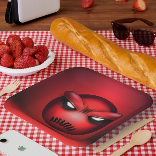 Teller aus Mutemoji (Picknick)