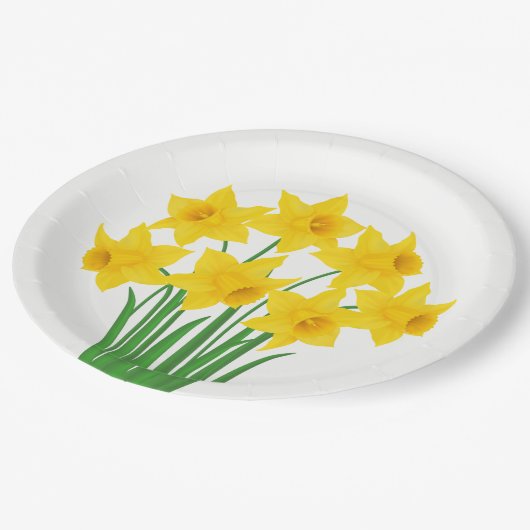 Teller aus Papier (Schrägansicht)