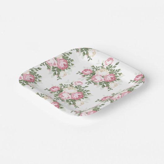 Teller aus Papier (Gewinkelt)