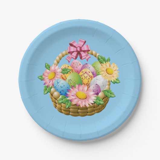 Teller aus Papier - Ostern (Vorderseite)