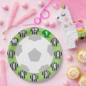 Teller aus Papier - Shirts aus schwarzem und weiße (Party)