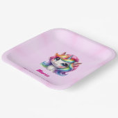 Teller aus Papier und Party niedlich (Gewinkelt)