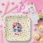 Teller aus Papier und Party niedlich (Party)