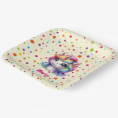 Teller aus Papier und Party niedlich (Gewinkelt)