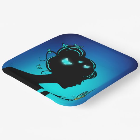 Teller aus Pappe (Gewinkelt)