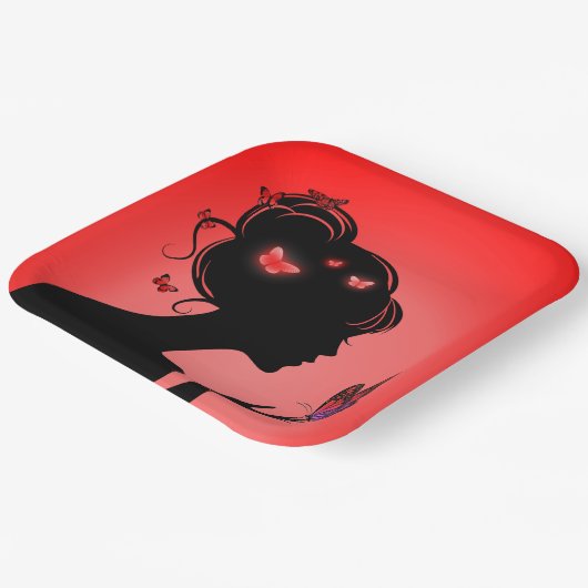 Teller aus Pappe (Gewinkelt)