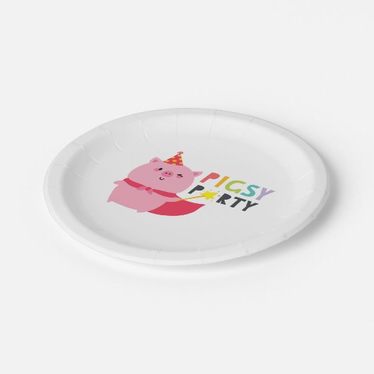 Teller aus Party (Schrägansicht)