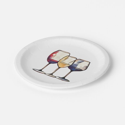 Teller aus Party (Schrägansicht)