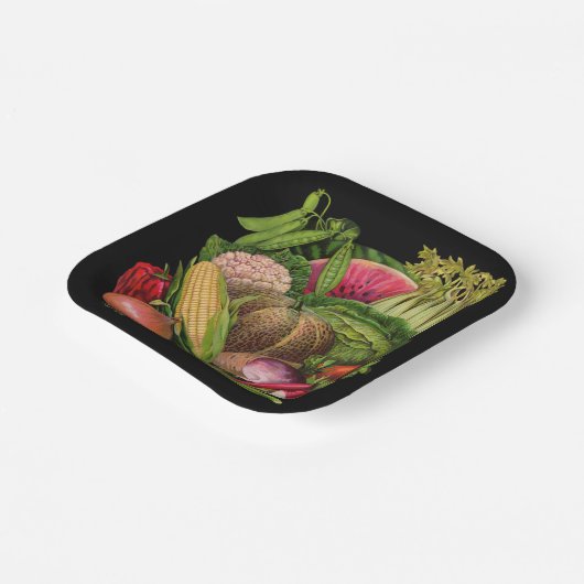 Teller aus pflanzlichem Heaven (Gewinkelt)