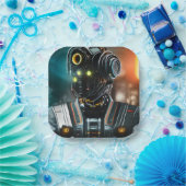 Teller aus robot 3-Quadratzoll (Party)