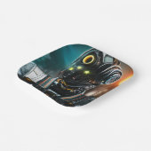 Teller aus robot 3-Quadratzoll (Gewinkelt)