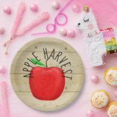 Teller aus rotem Apfelholz (Party)