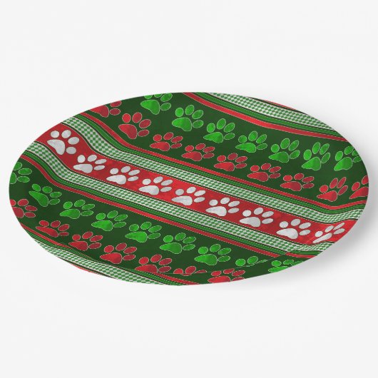 Teller aus rotem Pfosten (Schrägansicht)