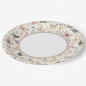 Teller aus Schmetterlingspapier, Teller aus Party (Schrägansicht)