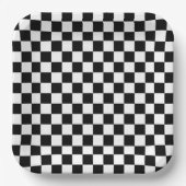 Teller aus schwarzem Karton (Vorderseite)