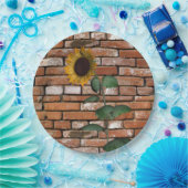 Teller aus Sonnenblumen (Party)