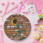 Teller aus Sonnenblumen (Party)