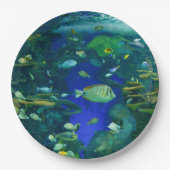 Teller aus tropischem Fischpapier (Vorderseite)